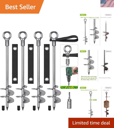 Heavy duty ground - ground, anchors