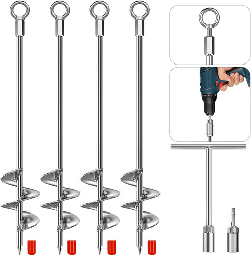 Ground anchors heavy duty 4 - ground,