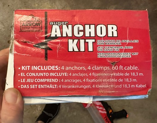 Arrow auger anchor - auger,