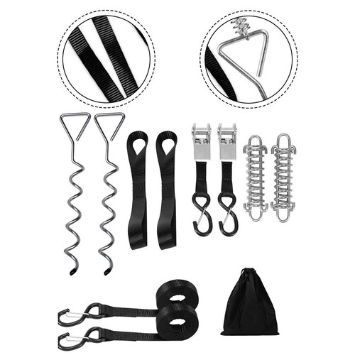 Awning tie down anchor - tie,