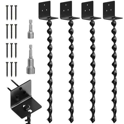 25in spiral ground - 25in, anchor