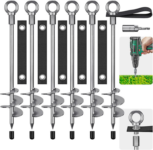 Heavy duty ground anchors - heavy, with