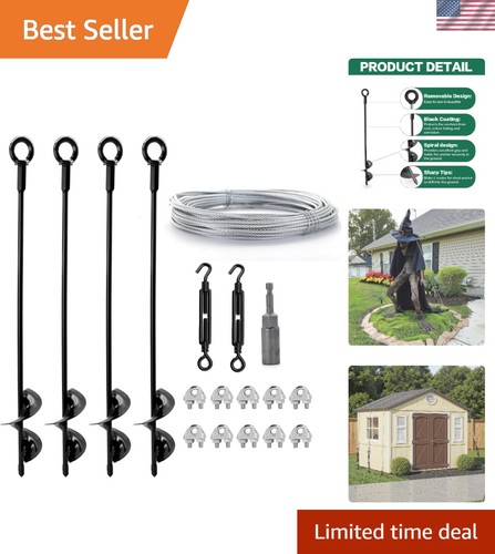 Pack ground anchors shed - pack,