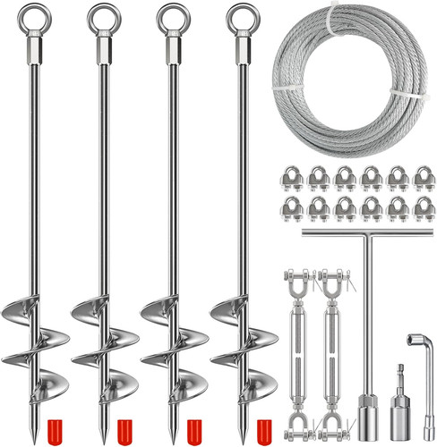 Pack ground anchors - 4,