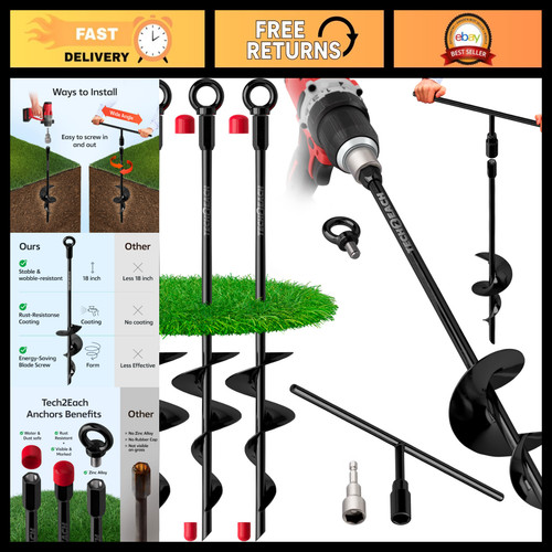 Heavy duty ground anchor - heavy,